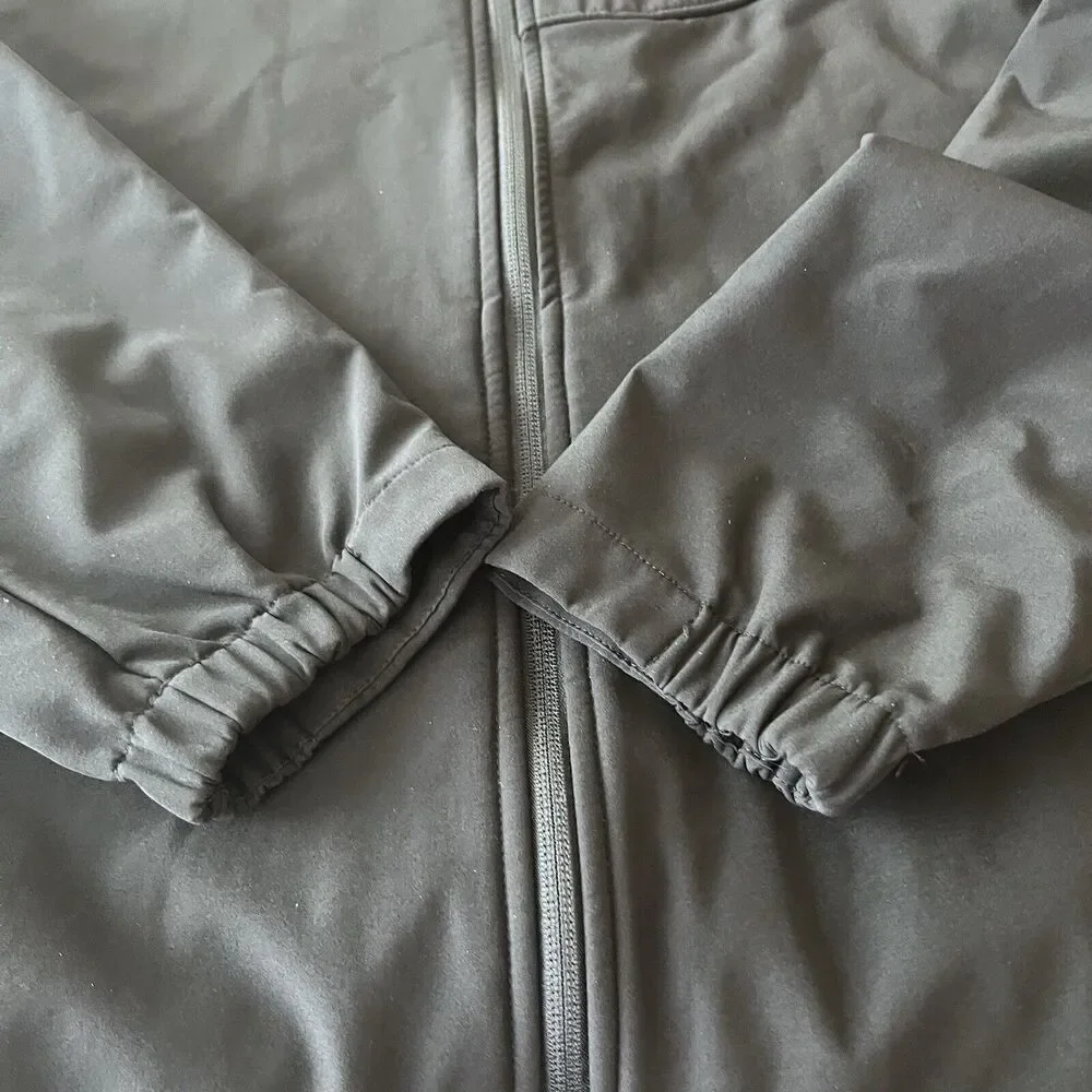 Black Diamond Full Zip‎ Soft Shell Jacket Zip Pockets Mens X-Large Black